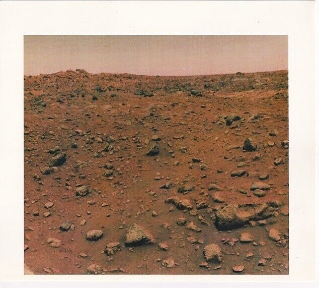 NASA Photo First Color Photo Of Mars 1976