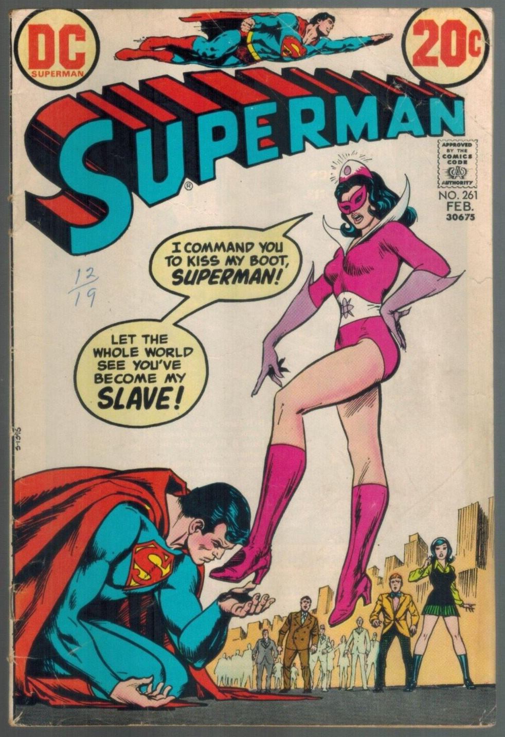Superman 261  Star Sapphire Dominatrix Cover  VG/Fine 1973 DC Comic