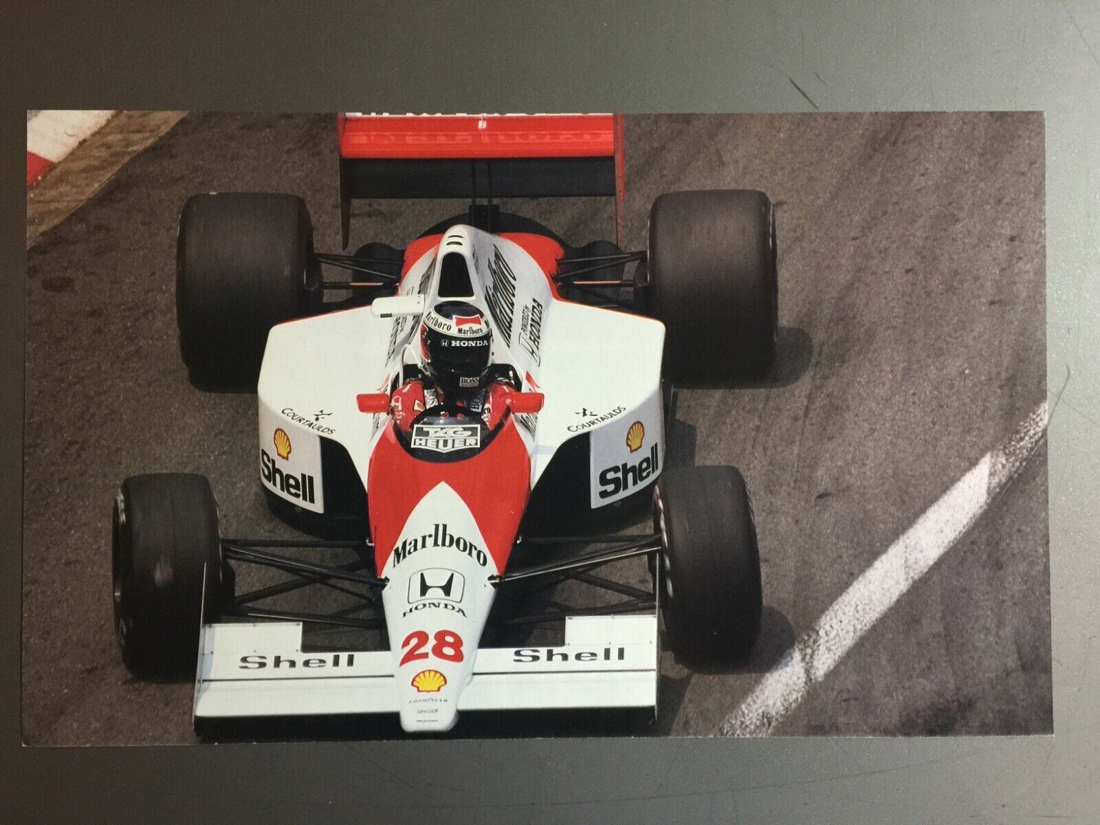 1991 Gerhard Berger’s McLaren-Honda Formula 1 Print, Picture, Poster - RARE