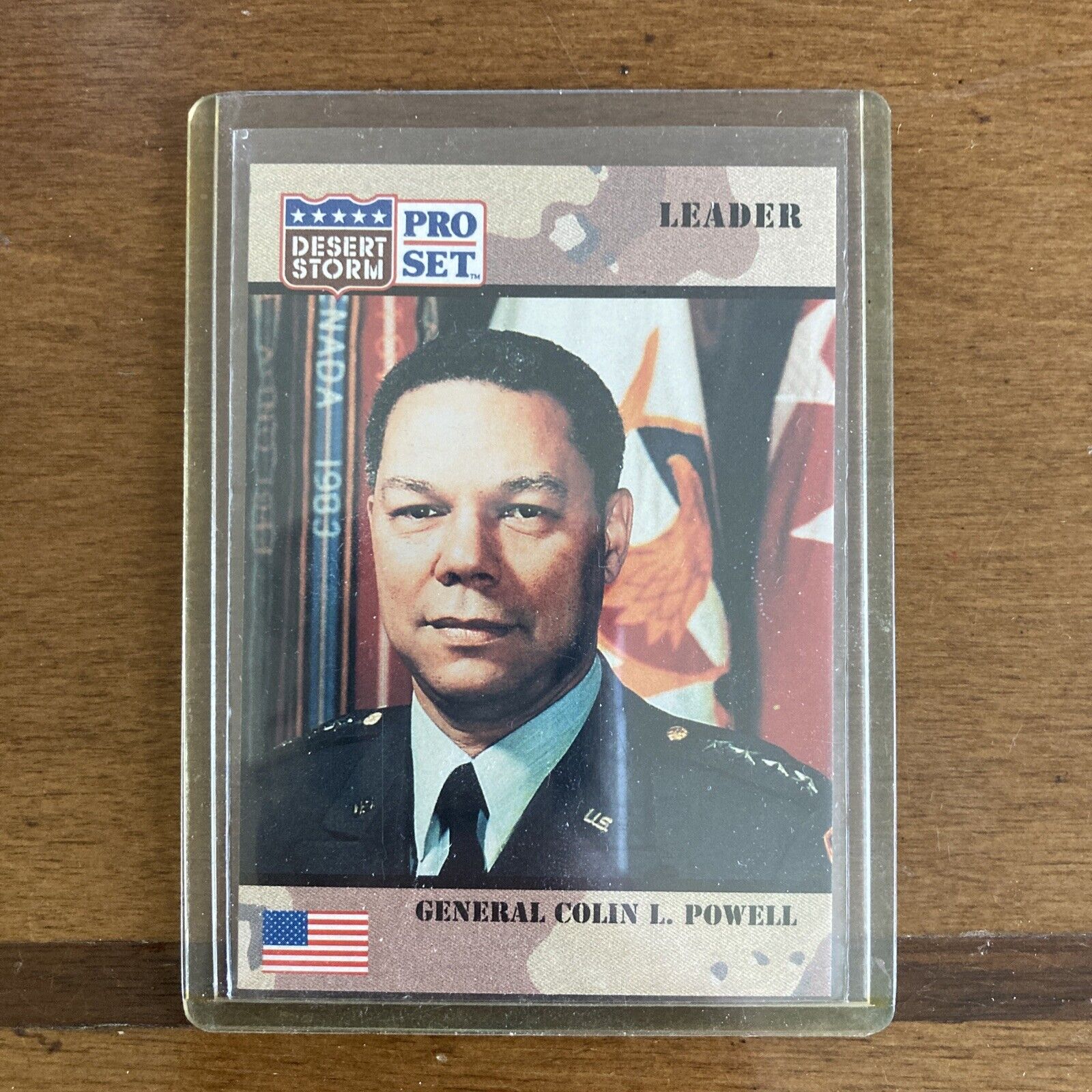 1991 Pro Set Desert Storm General Colin Powell No. 88 USA Vintage Card