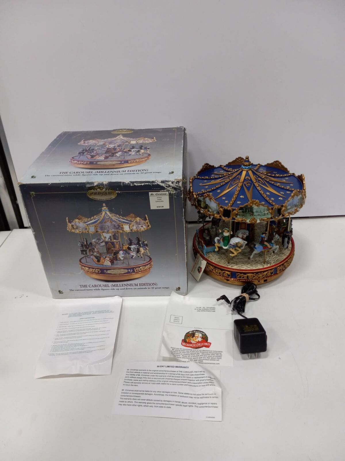 Mr. Christmas Gold Label The Carousel Millennium Edition In Box