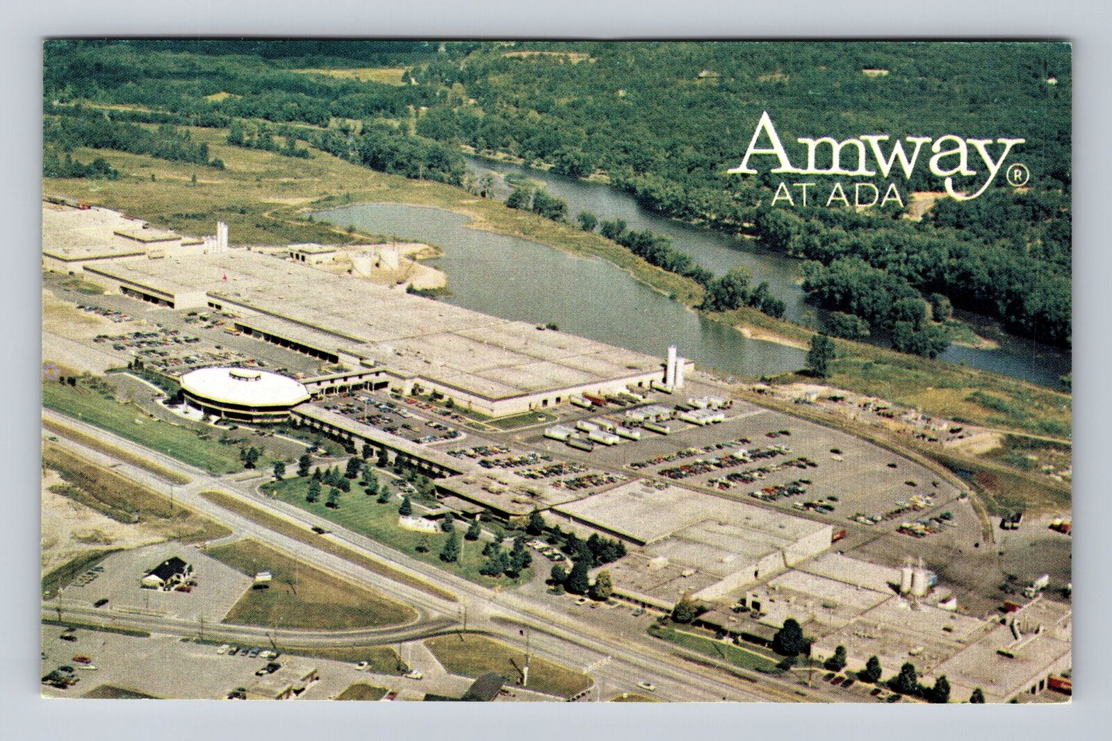 Ada MI-Michigan, Amway Distribution Complex, Antique Souvenir Vintage Postcard