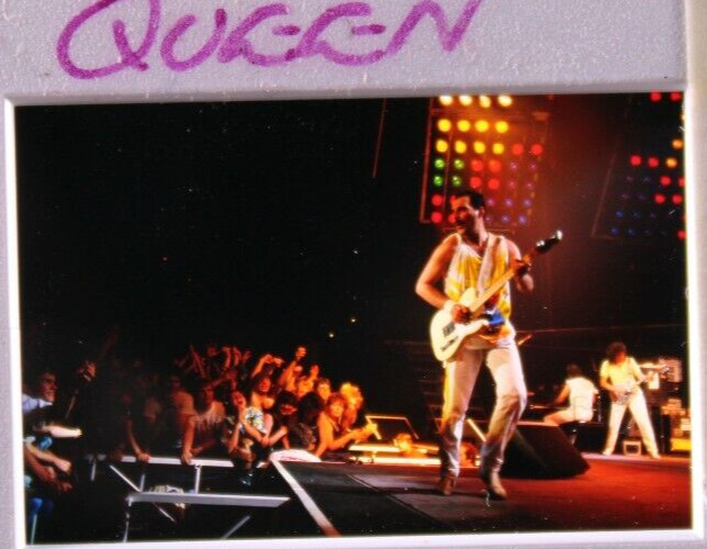 Queen Freddie Mercury Transparency Original LFI  Back Lit Framed Circa mid 80 #7