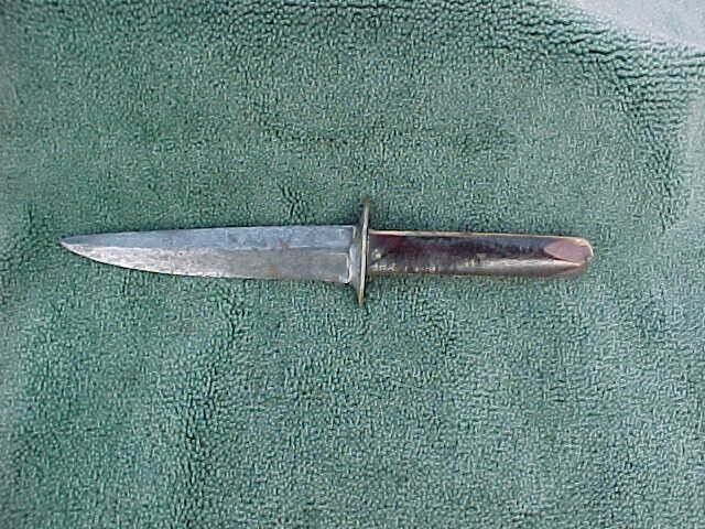 Vintage WWll Handmade THEATER Fixed Blade Fighting Knife 9-1/2\