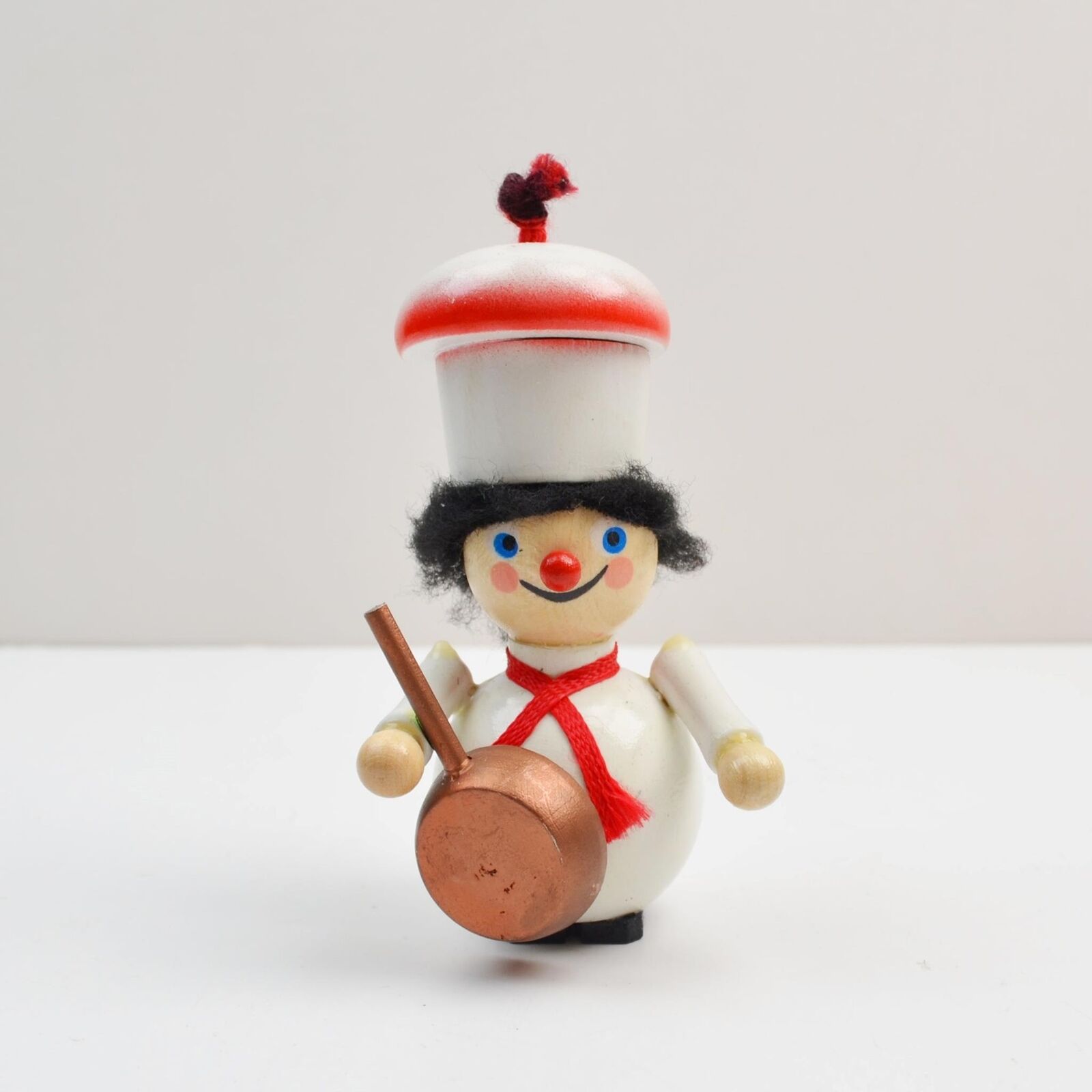 Vintage Steinbach Chef Cook Wooden Christmas Ornament Handmade In Germany