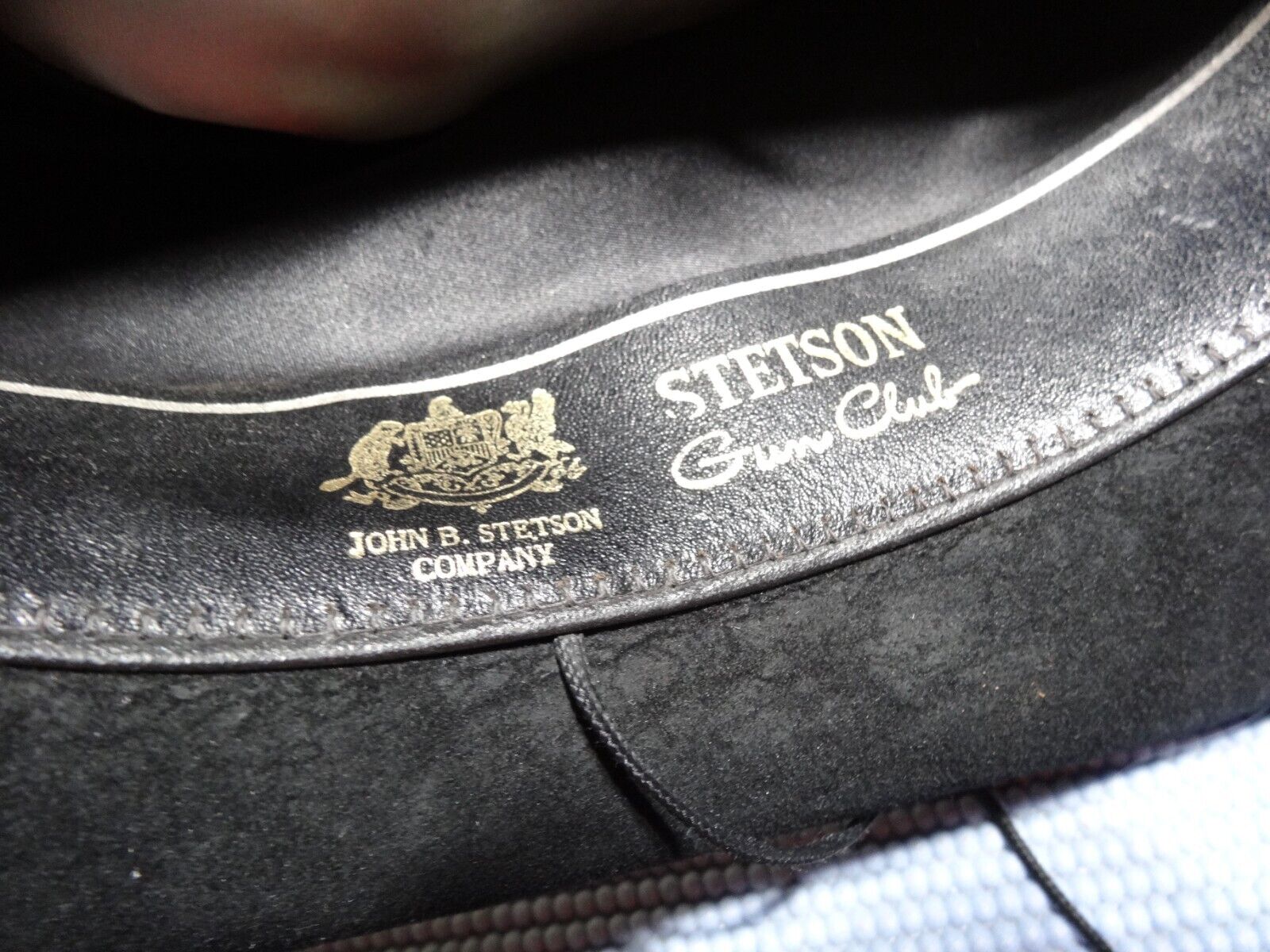 Vintage Stetson 'The Gun Club' Black Western Cowboy Hat   Size:  7. 1/4 4X XXXX