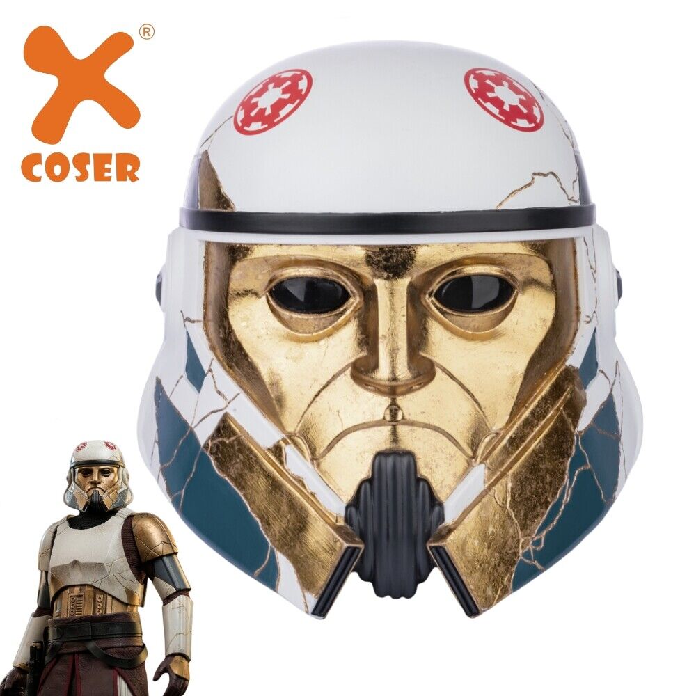 Xcoser 1:1 Star Wars Ahsoka Captain Enoch Helmet Cosplay Props Resin Replicas 