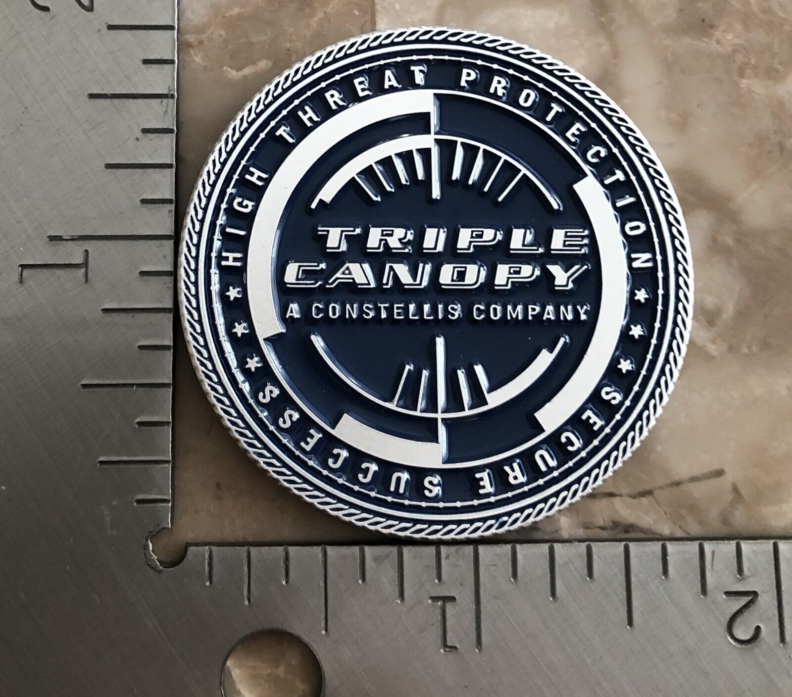 Triple Canopy, Constellis ( Blackwater ), High Threat Protection, Challenge Coin