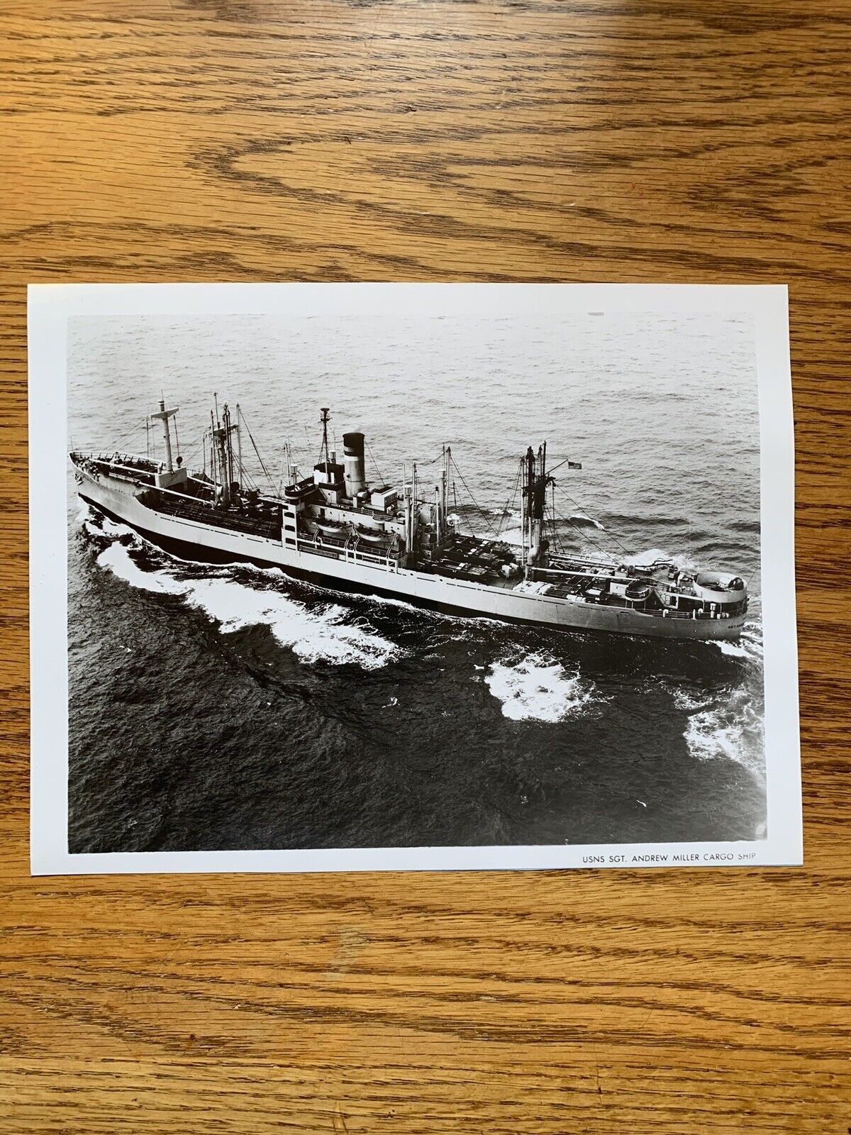 Historical Naval Photo USNS Sgt Andrew Miller Cargo Ship 8x10