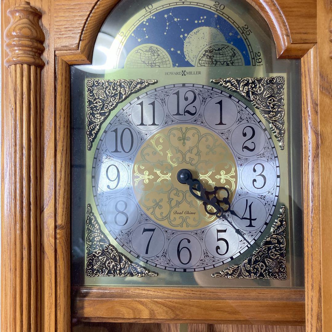 Antique Howard Miller Fenton 620-156 Pendulum Wall Clock Large 72cm