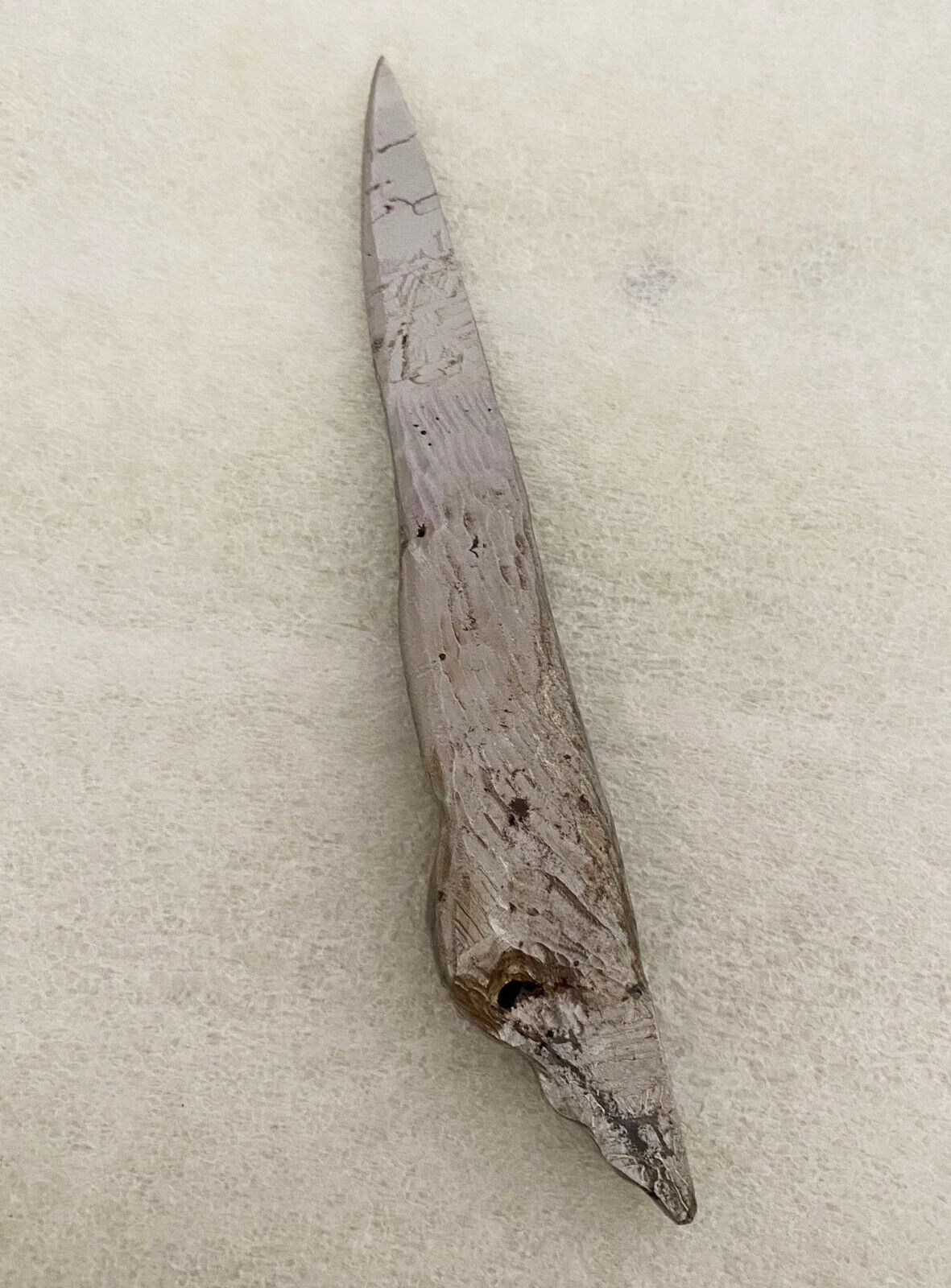 110g Rare Aletai iron Meteorite Knife shape meteorites slice Small knifes