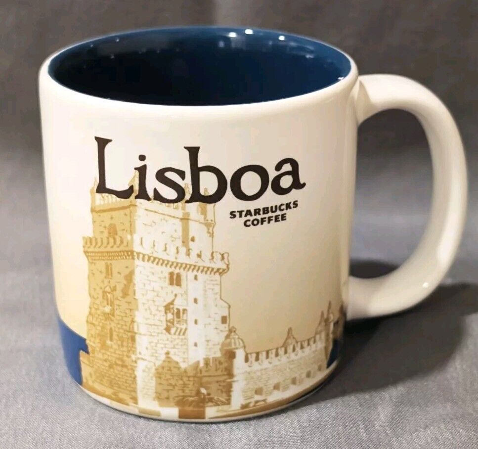 Starbucks Lisboa Global Icon Collectors Series Coffee Mug 2013 3oz Espresso Cup