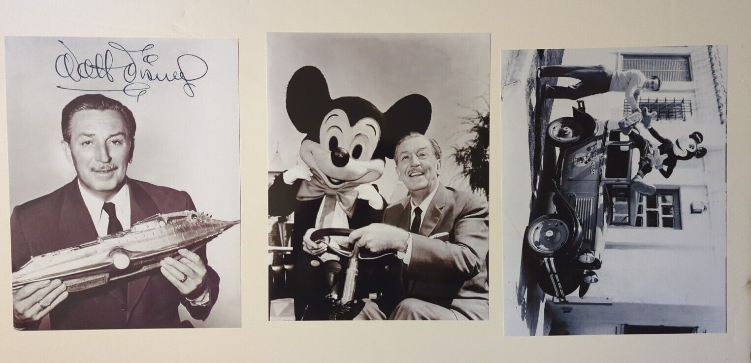 Walt Disney Submarine Voyage w/ Autograph (NOT original) Mickey Mouse Car Photos