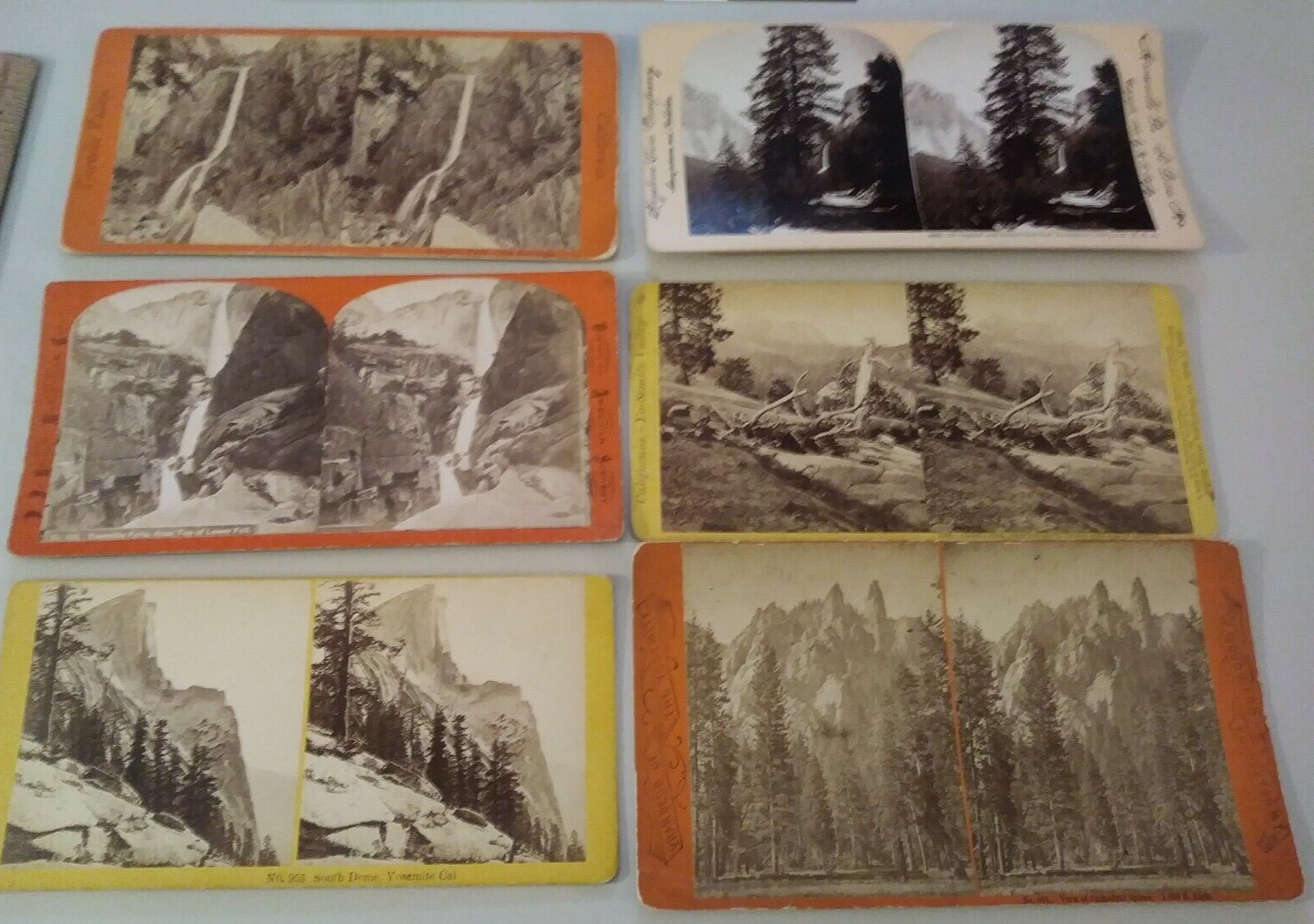 Yosemite Valley California Stereoview Photo South Dome