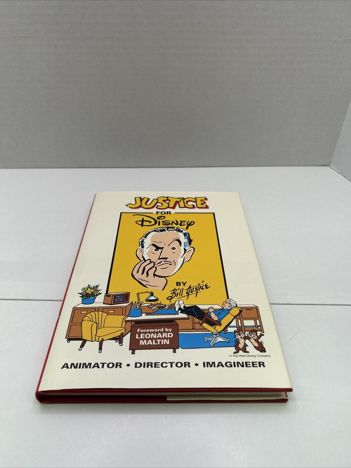 JUSTICE FOR DISNEY by Bill Justice HC SIGNED AUTOGRAPHED * LE 352 Of 1000