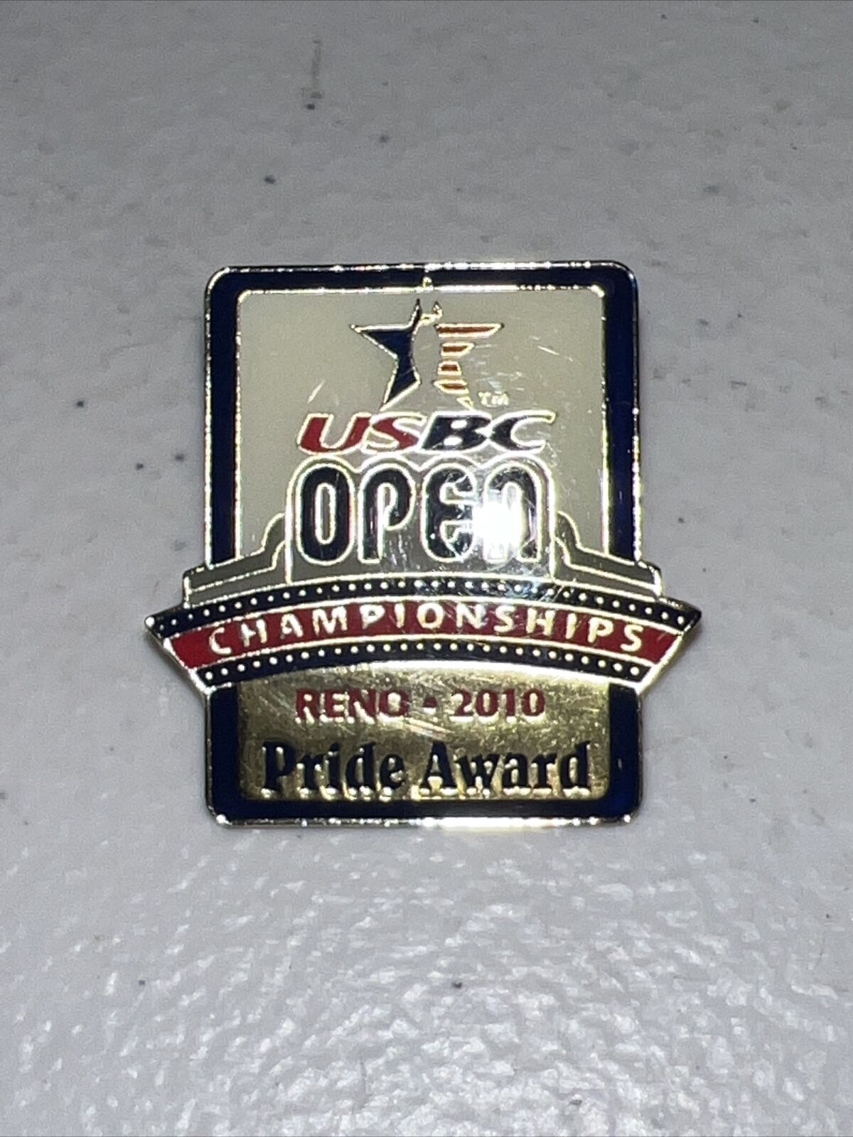 2010 usbc open championships reno pride award pin