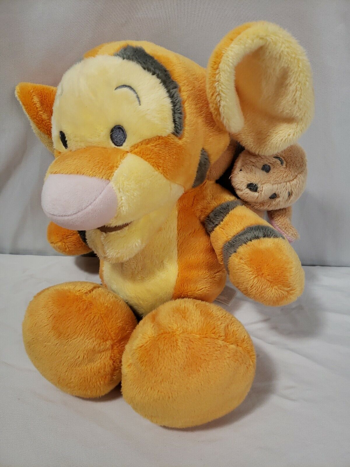 Disney Parks Baby Tigger and Roo 14” Plush Stuffed Animal Winnie the Pooh Toy