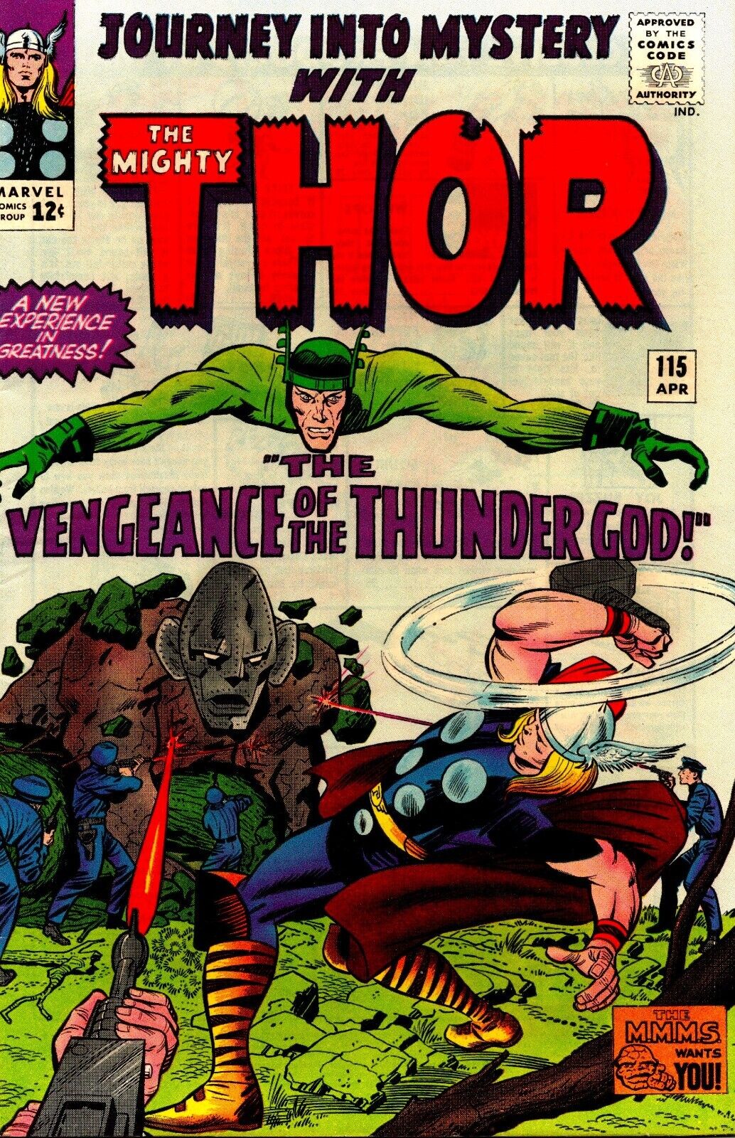 Marvel- Journey Into Mystery #115 (1965) Thor & Loki. Jack Kirby