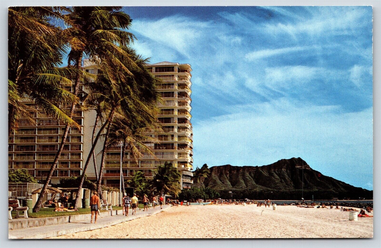 HI Honolulu, Waikiki Shore Apartments, Diamond Head, Beach, Chrome Unposted