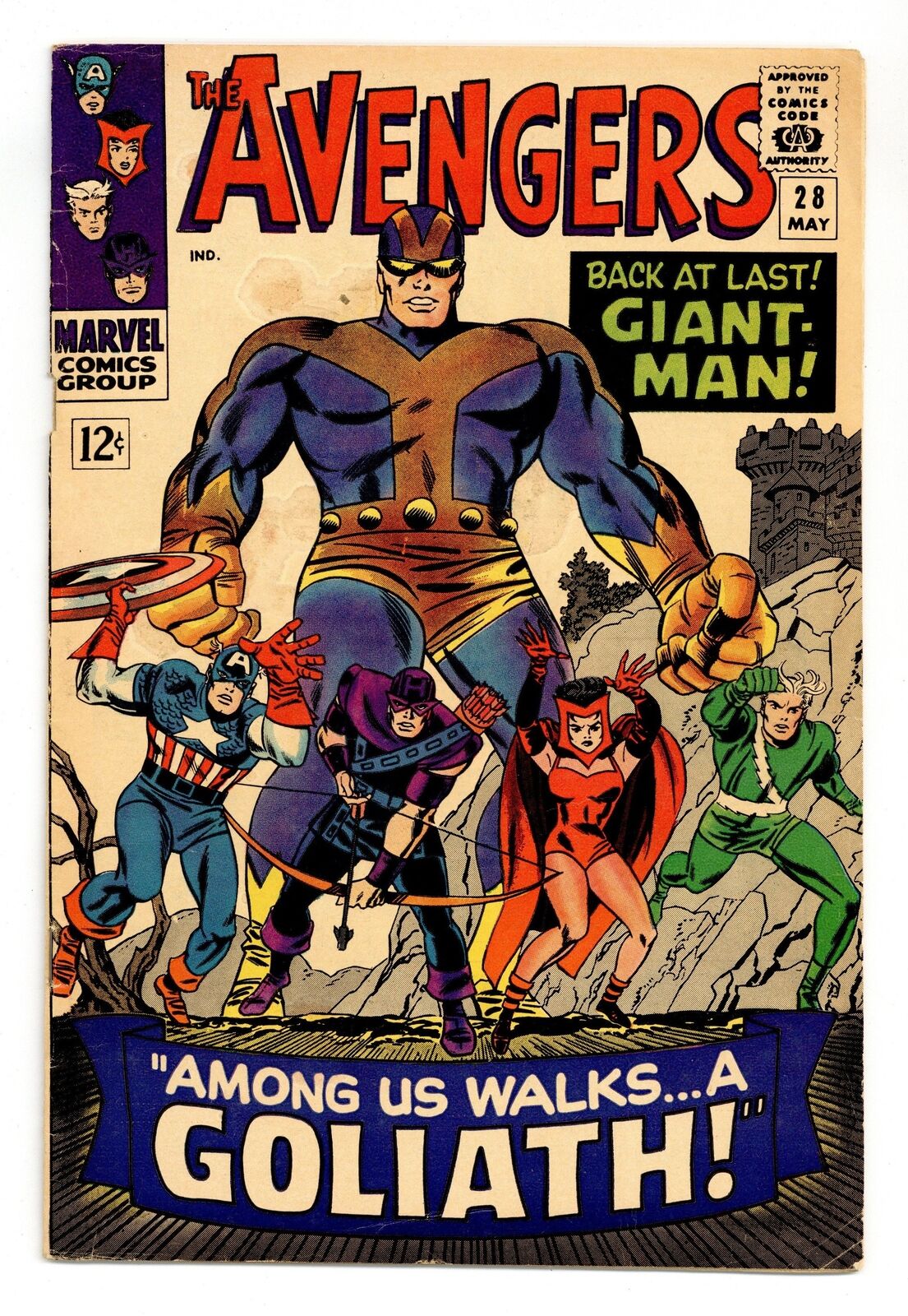 Avengers #28 GD+ 2.5 1966 1st app. The Collector