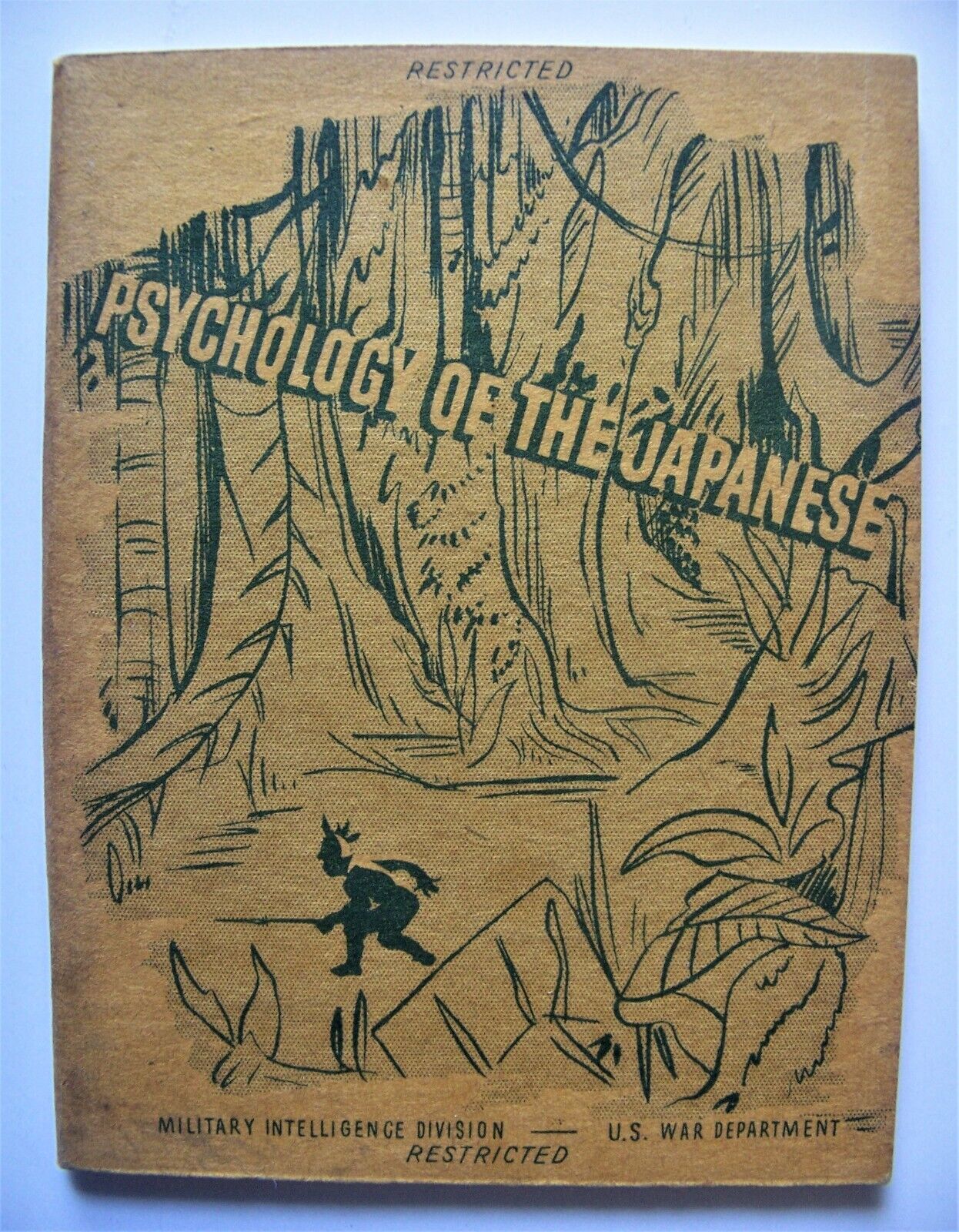 1945 - Psychology of the Japanese by Major Sherwood F. Moran - Original Rare