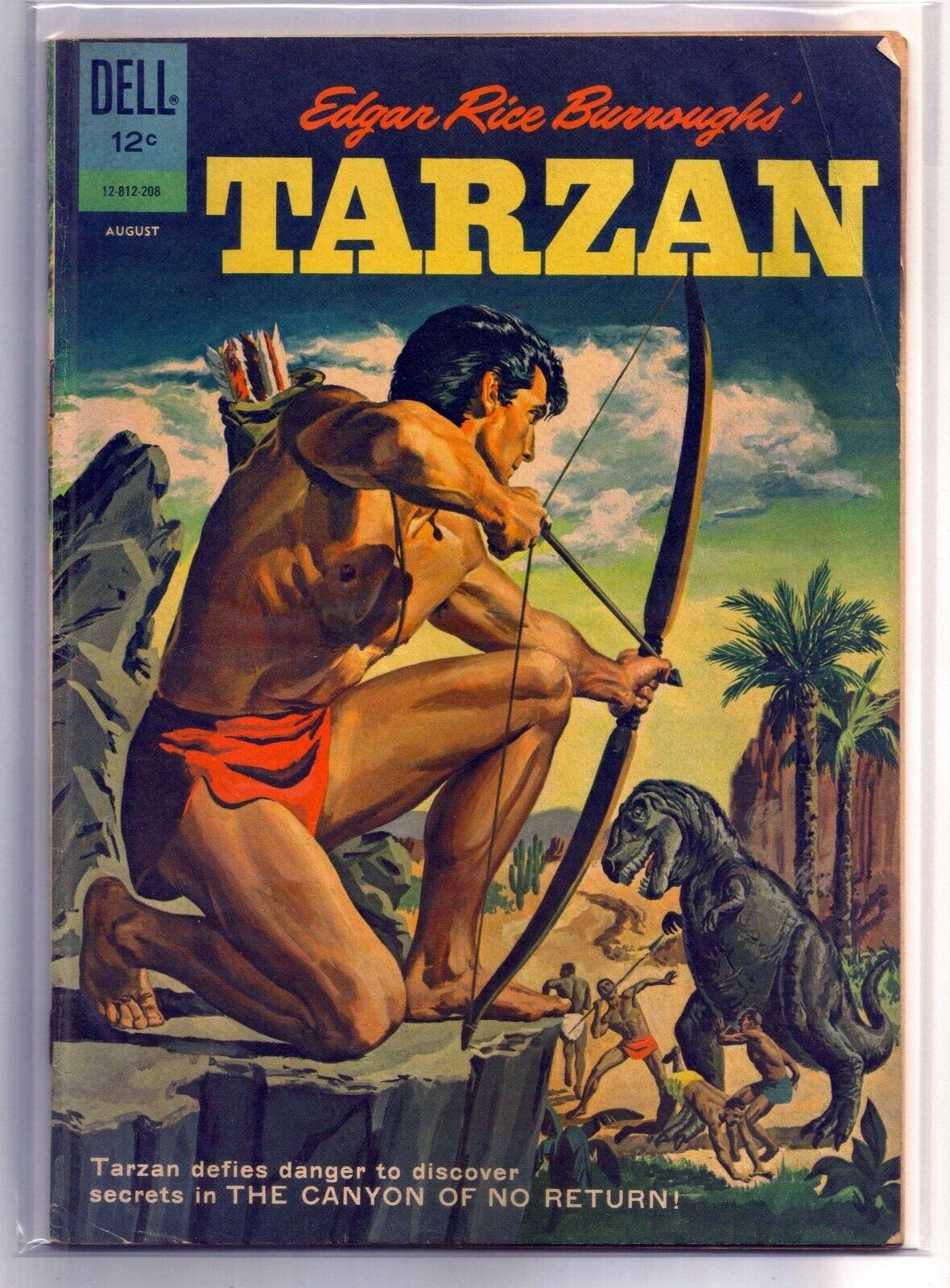 TARZAN #131 Canyon of No Return Edgar Rice Burroughs Dell Comic Book ~ VG