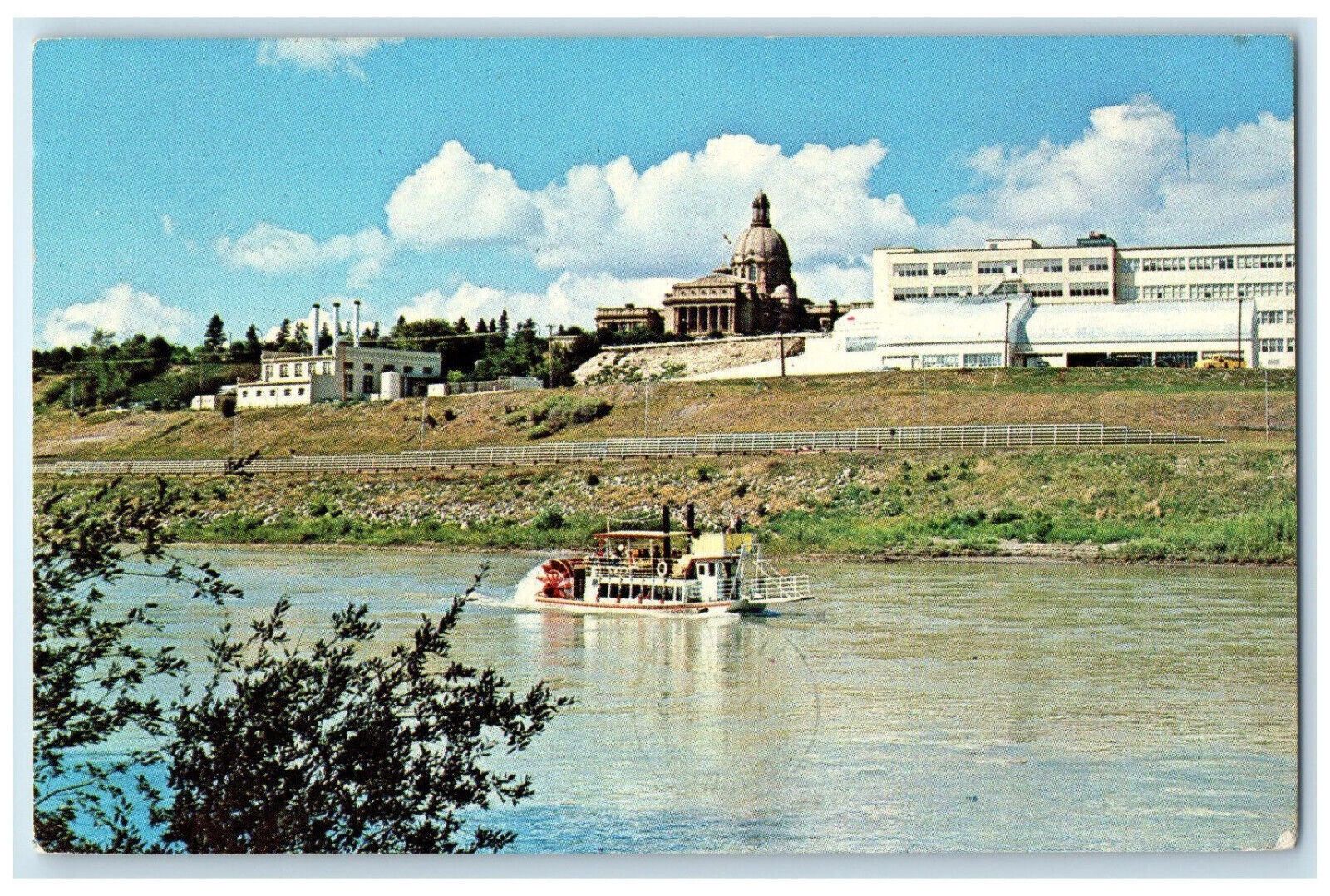 1969 Little Klondike Queen Edmonton Alberta Canada Vintage Postcard