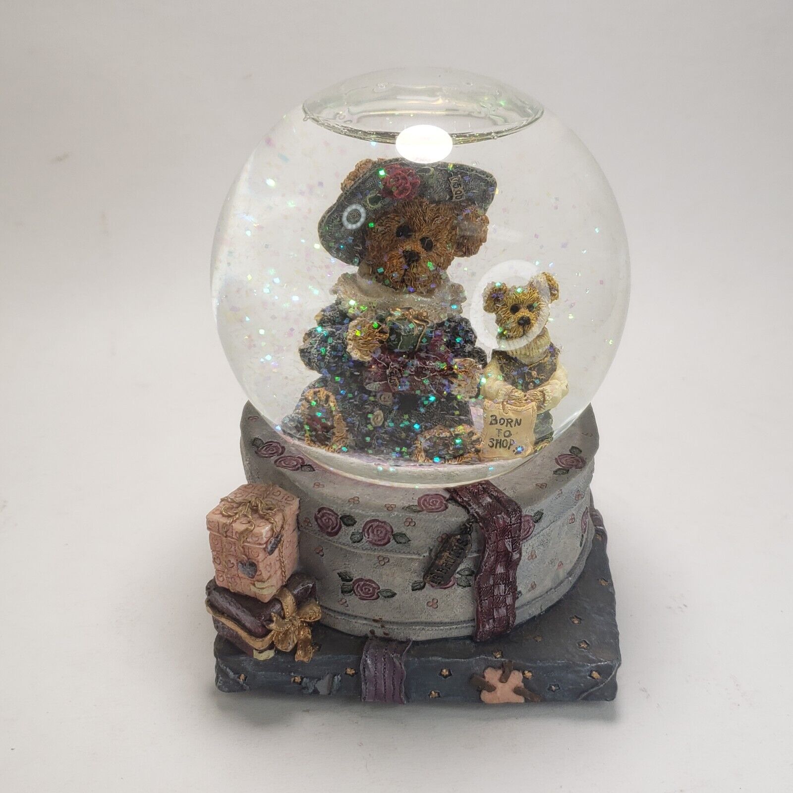 Bearstone Collectibles Boyd's Collection Waterglobe Music Box Born To Shop