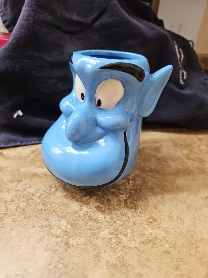 BRAND NEW Disney\'s Aladdin Genie Ceramic 3D Coffee Mug, Large