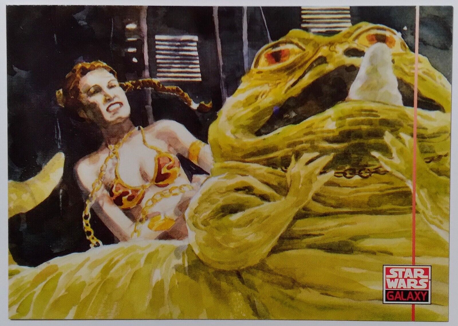 1994 Topps Star Wars Galaxy Series 2 Slave Princess Leia #270