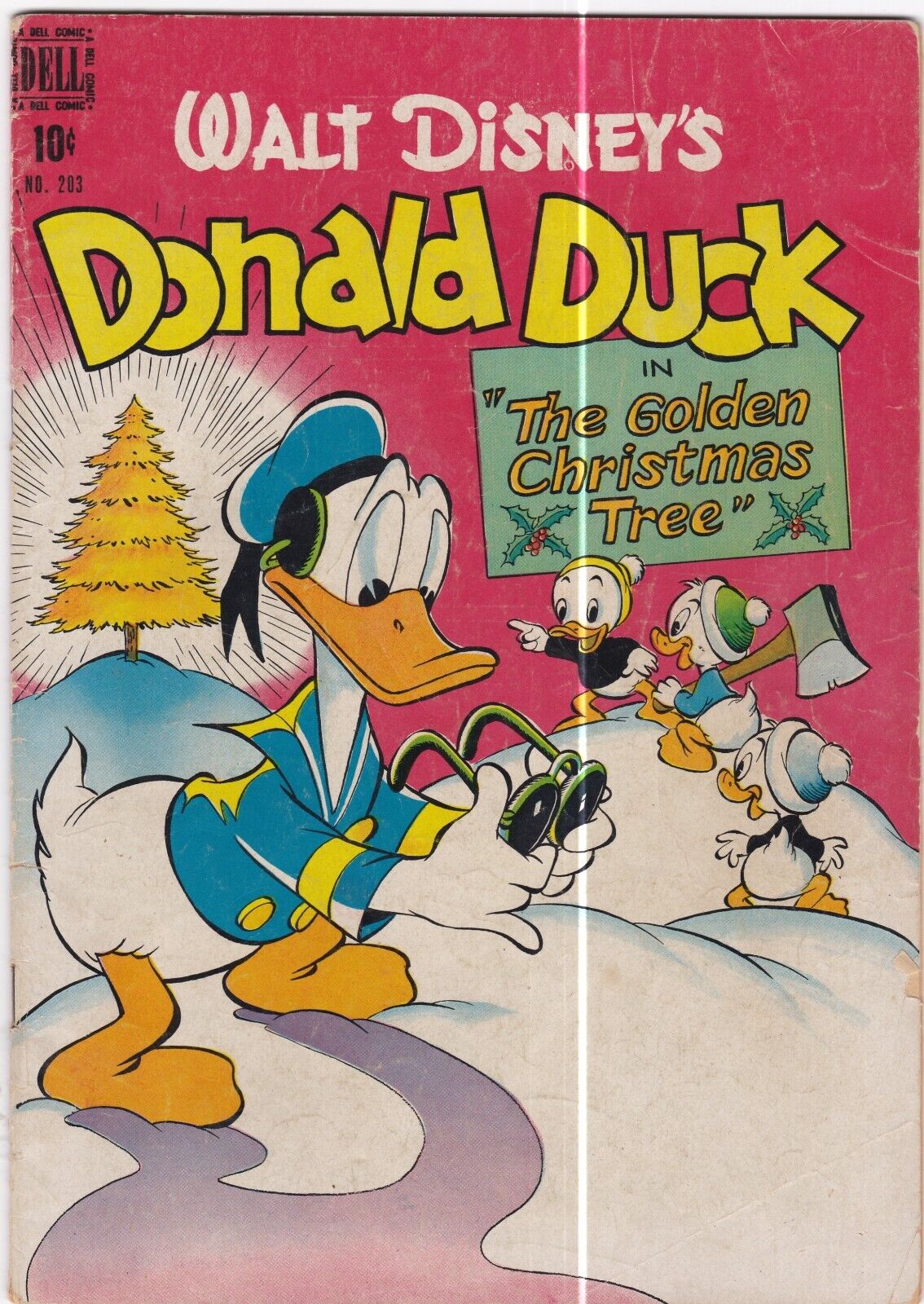 Four Color: Walt Disney\'s Donald Duck #203: Dell Comics. (1948)  GD/VG  (3.0)
