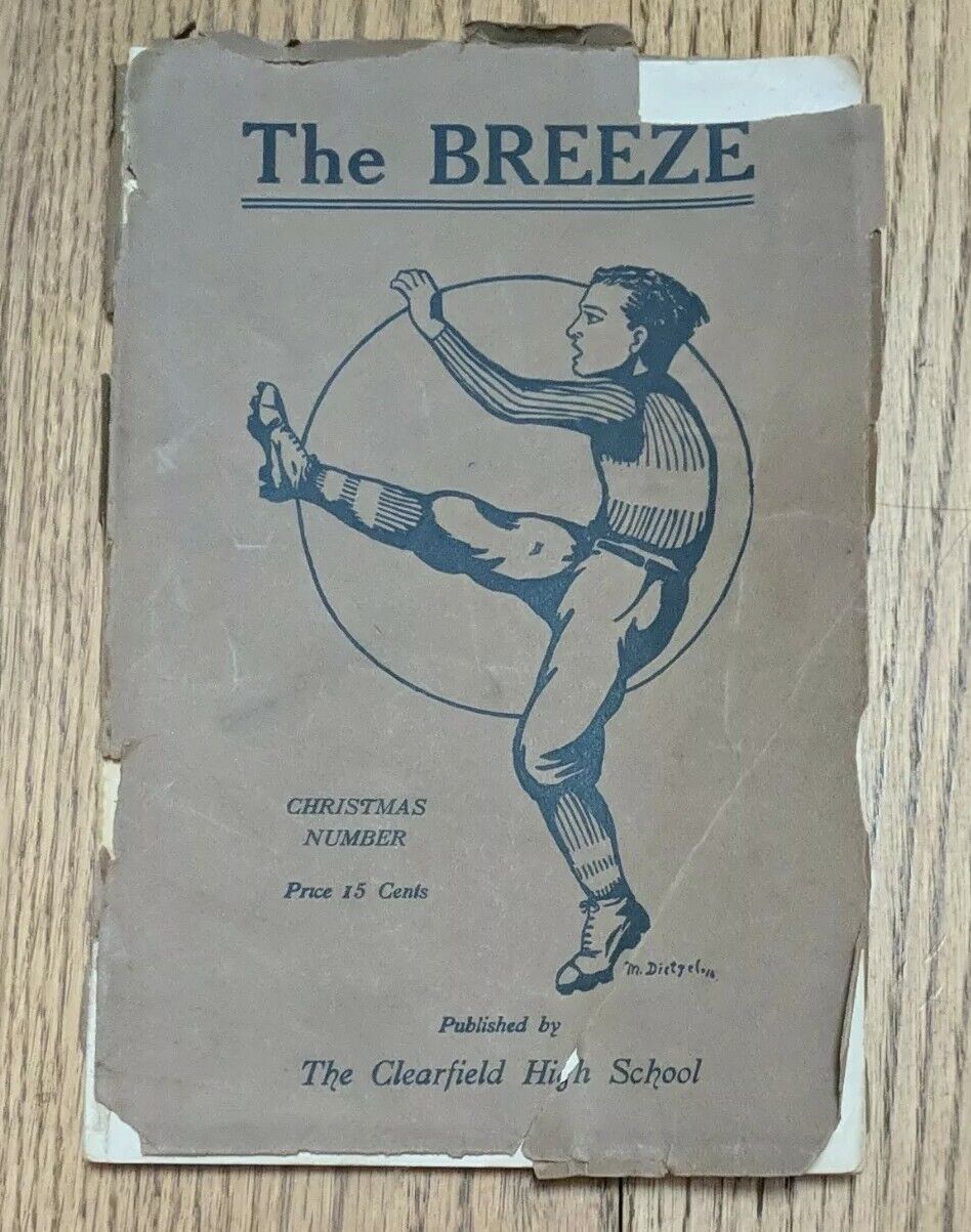 The High School Breeze Christmas Number 1915 Clearfield Pennsylvania Yearbook