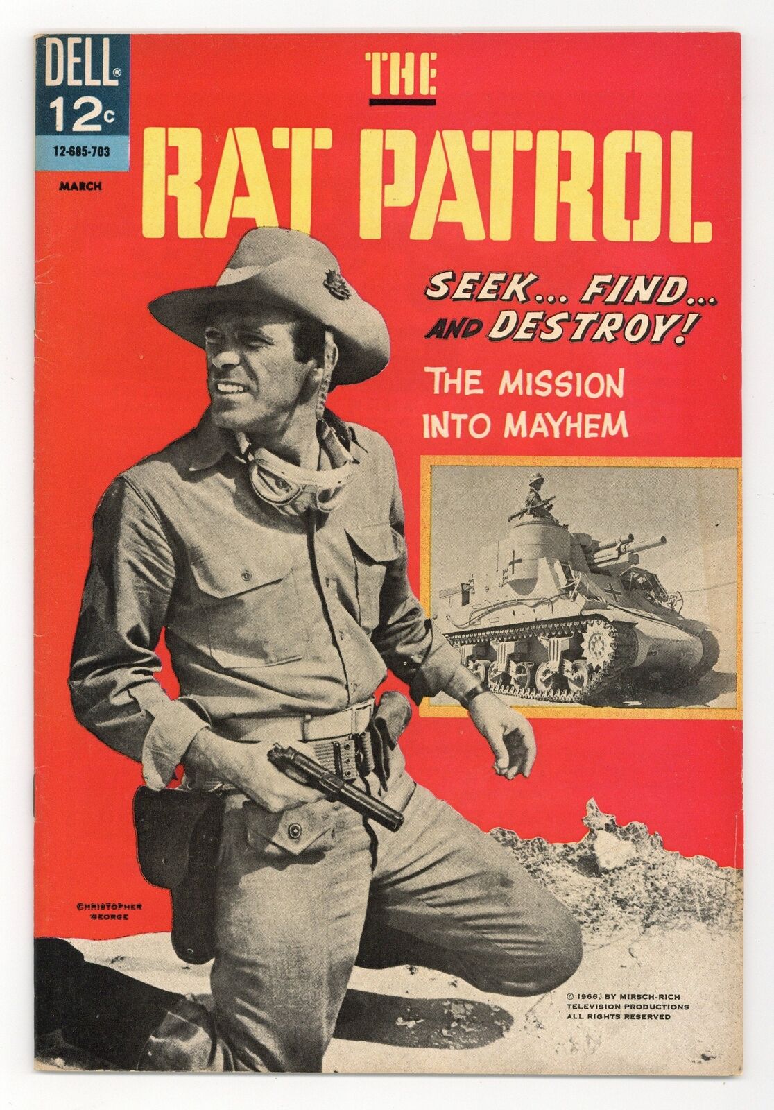 Rat Patrol #1 FN- 5.5 1967