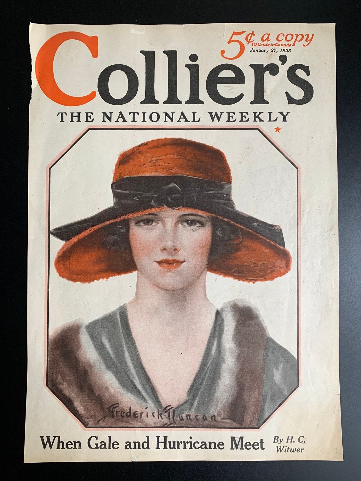 Vintage 1923 Collier’s Magazine Cover
