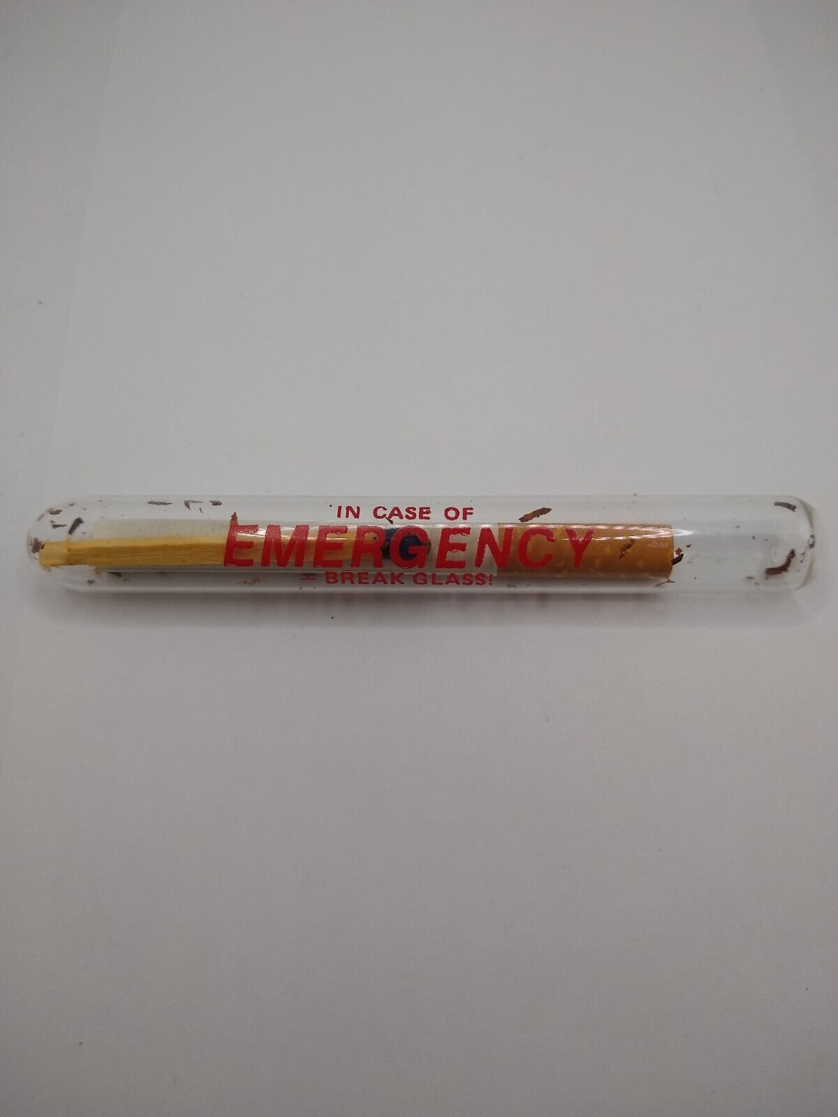 Vintage In Case of Emergency Break Glass Winston Cigarette Gag Gift Collectible