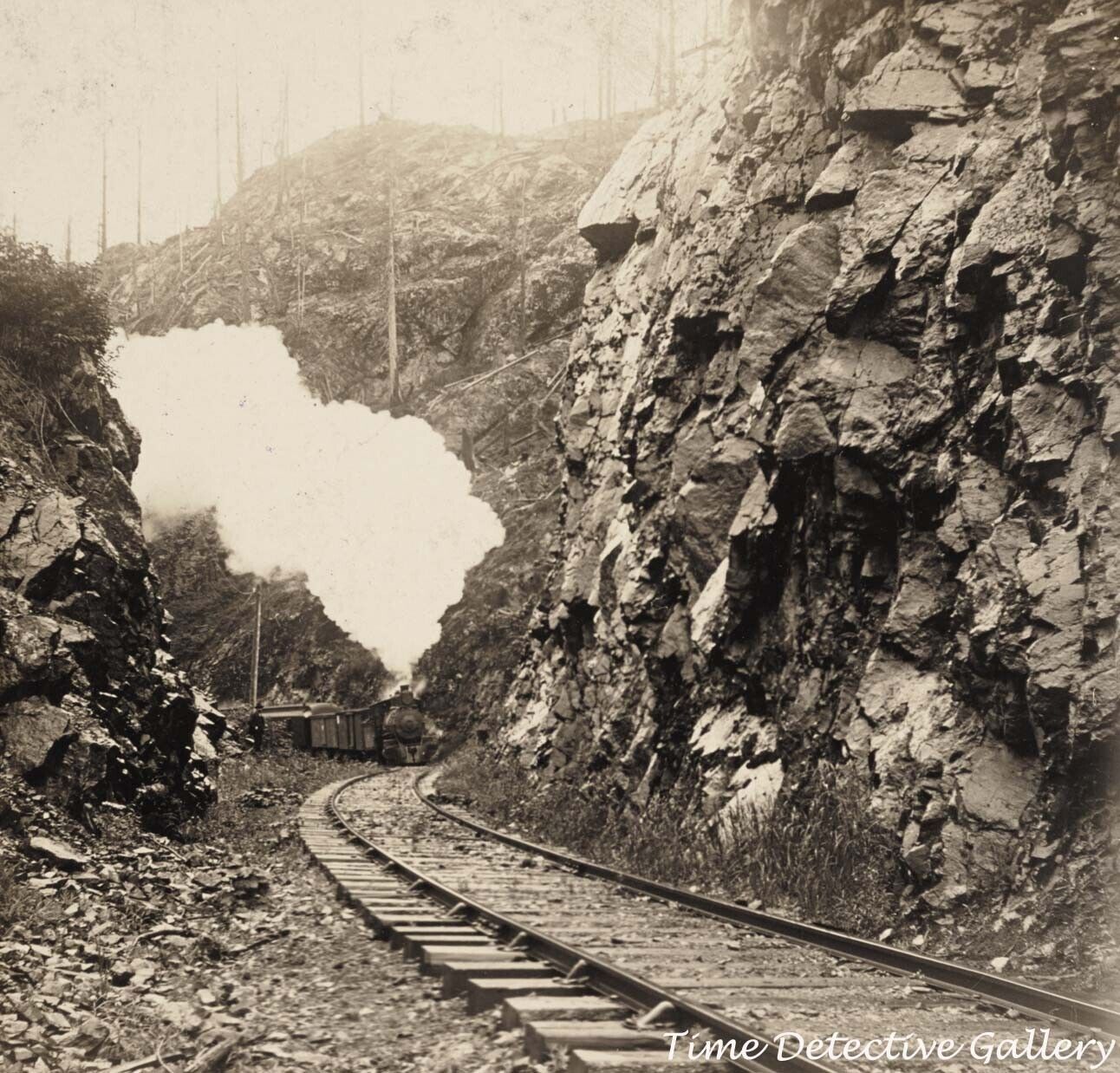 Tunnel No. 6 on the Everett & Monte Cristo Railway, Washington State - 1905