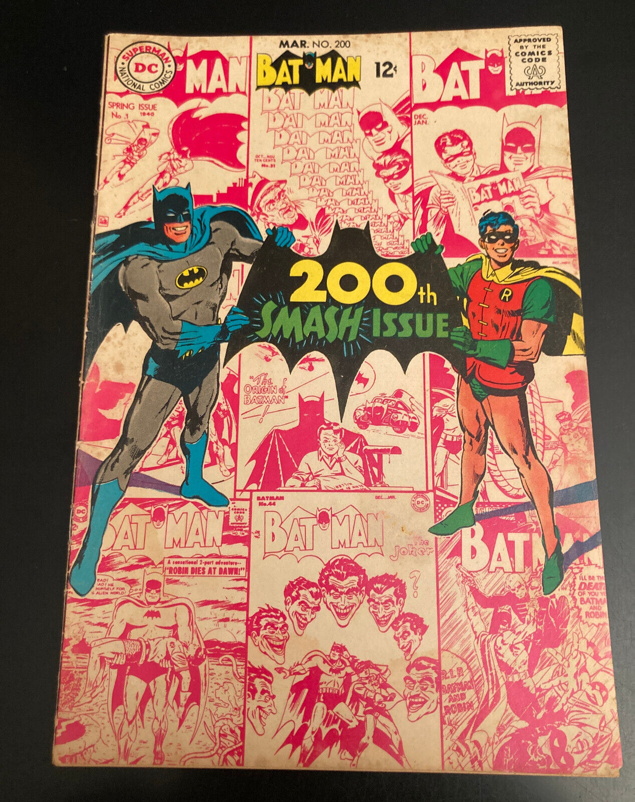 BATMAN #200 (DC/1968) **Key Issue—1st Adams Batman +Joker/Scarecrow/Penguin**