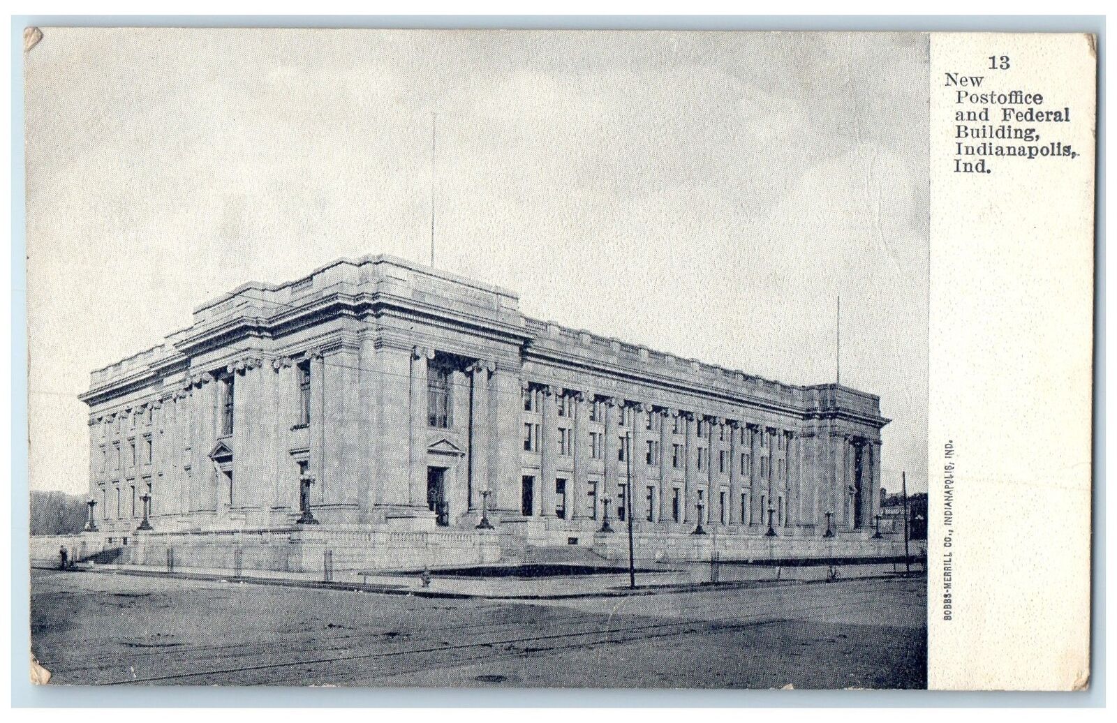 c1905\'s New Post Office And Federal Building Indianapolis Indiana IN Postcard