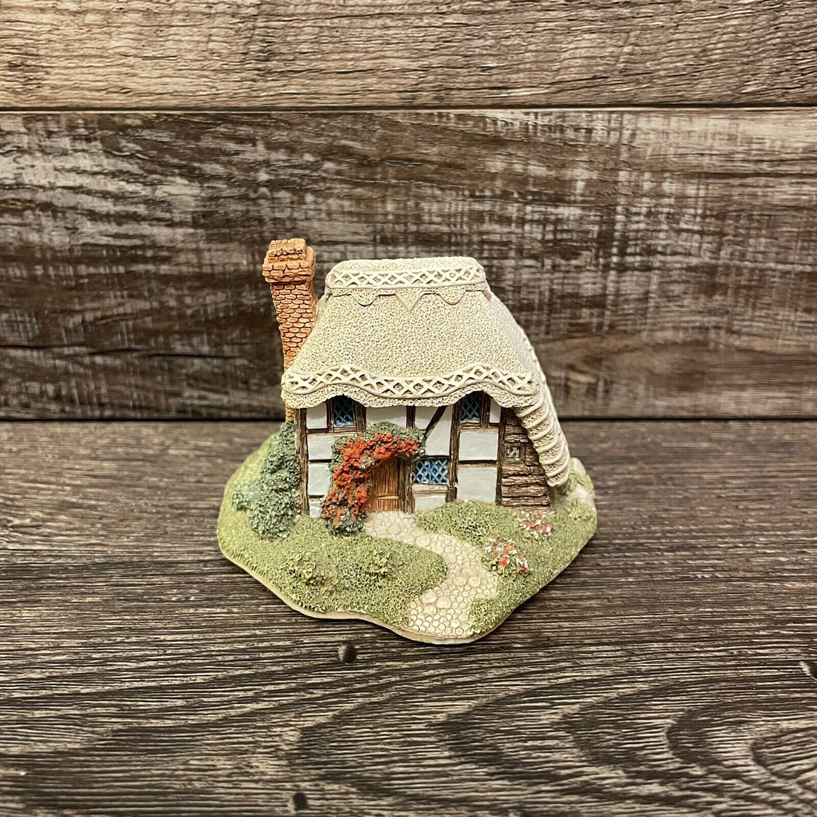 Lilliput Lane Strawberry Cottage Signed Miniature Masterpieces 1990 With Box