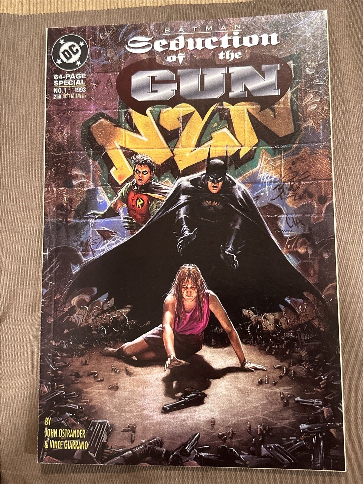 Batman Seduction of the Gun #1 64 page DC Comics Robin Nice - COMBINED SHIPPING