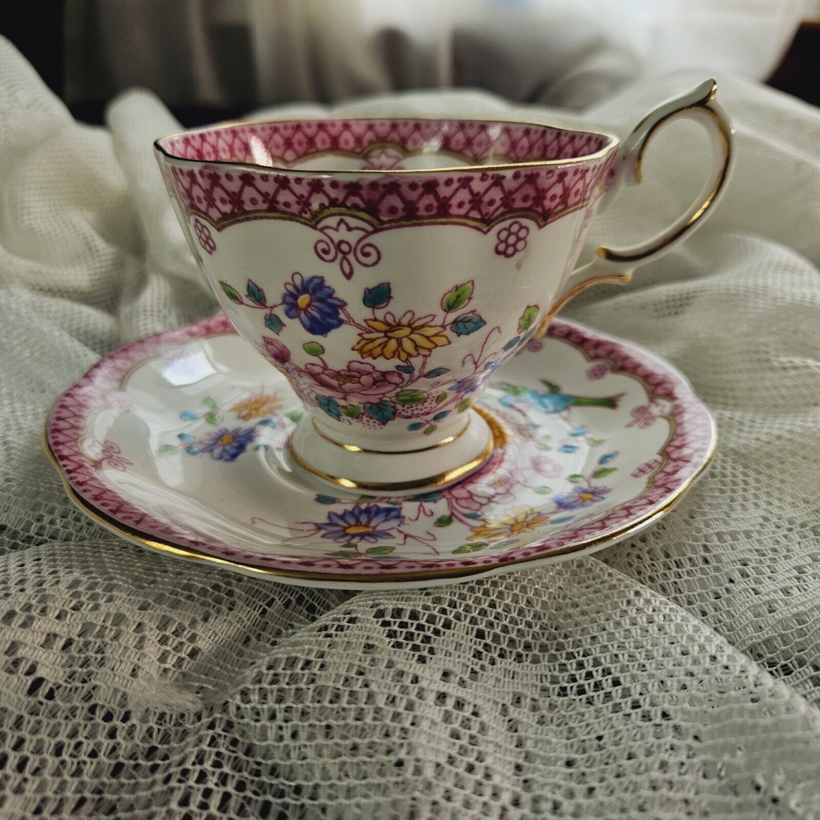 Vintage Royal Albert Bone China Tea Cup And Saucer, #1894
