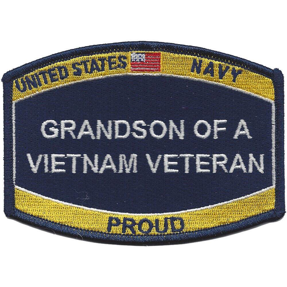 Navy Grandson Of A Vietnam Veteran Patch