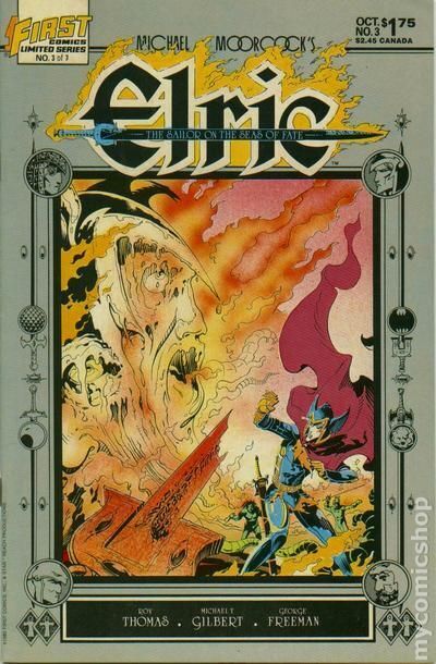 Elric The Sailor on the Seas of Fate #3 VF 8.0 1985 Stock Image