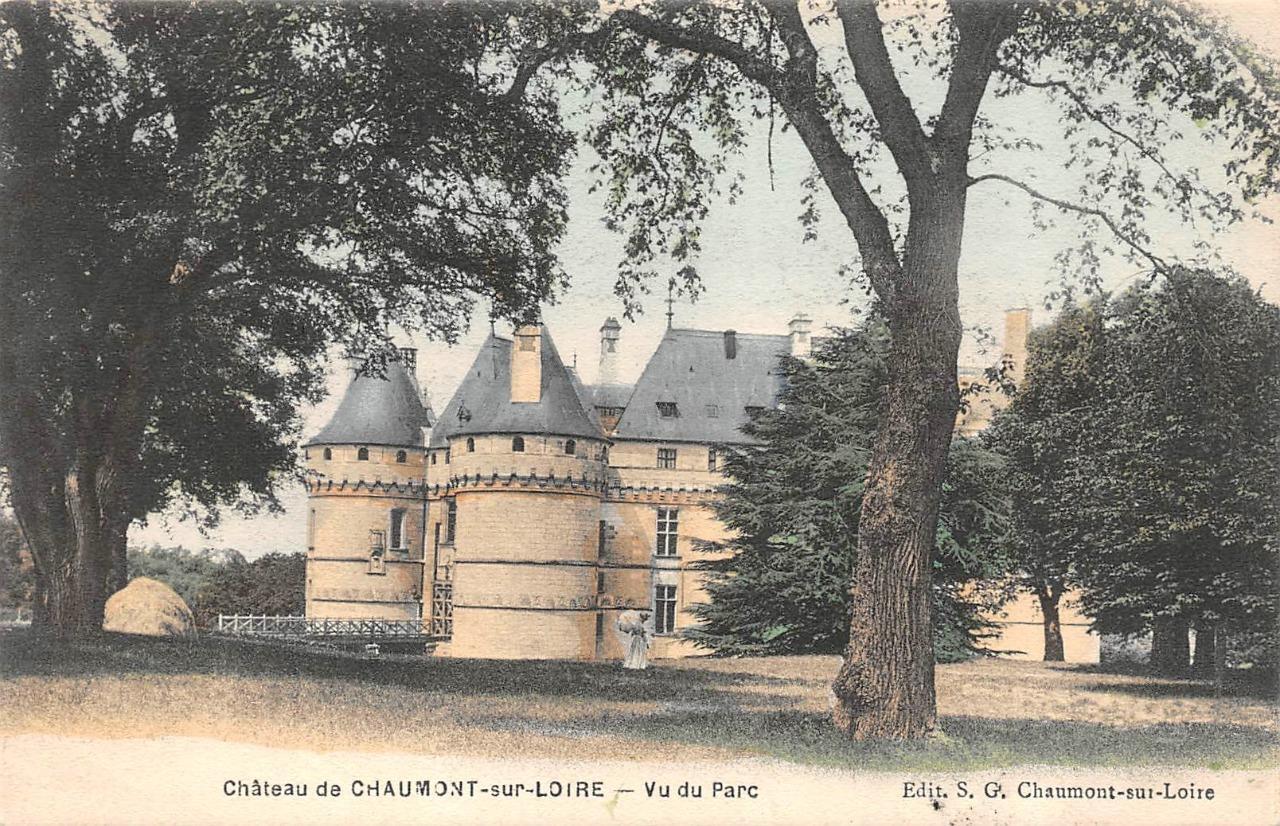 Chaumont-Sur-Loire, France  CASTLE~Chateau de Chaumont   ca1910\'s Postcard