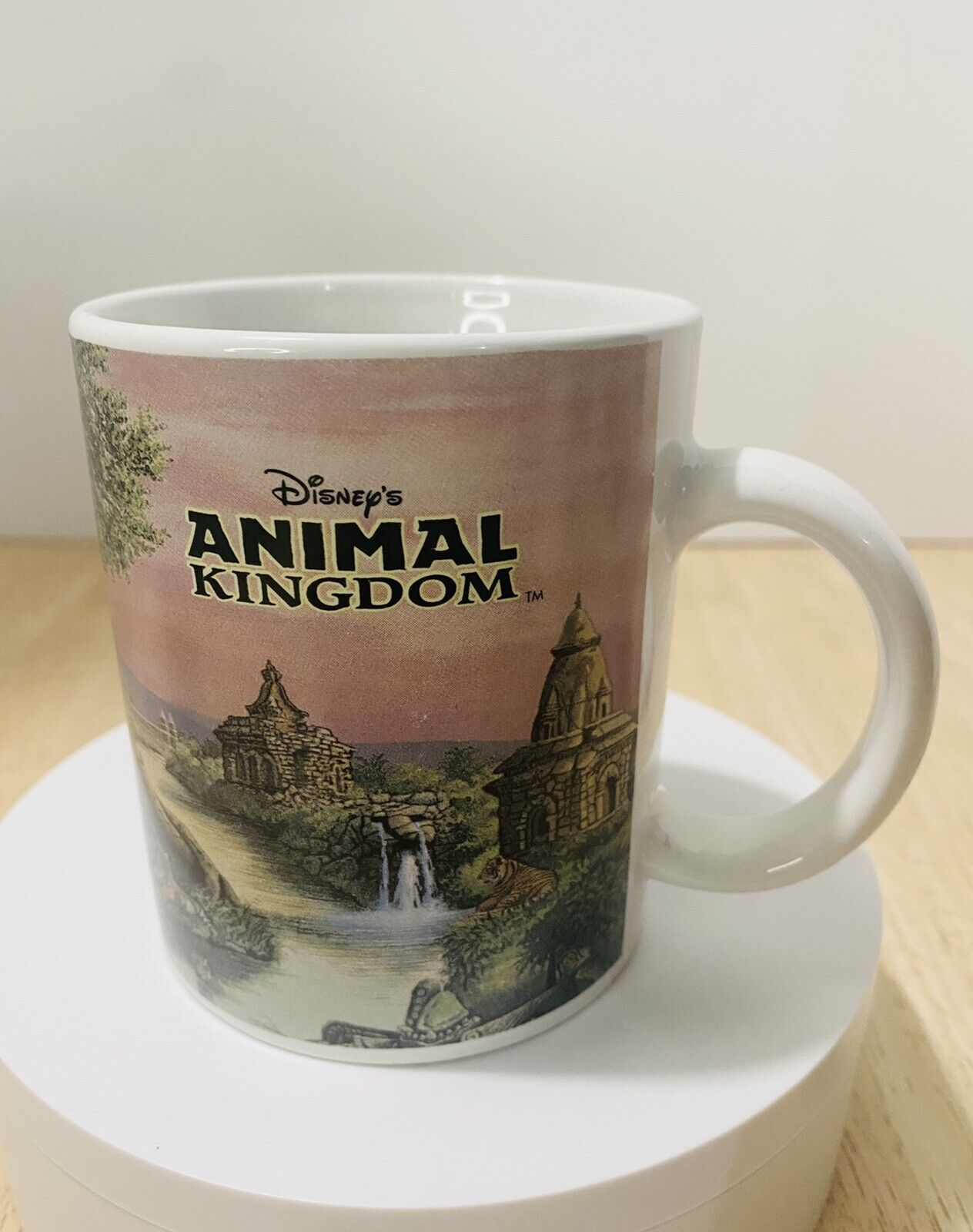 Animal Kingdom Disney Inaugural Coffee Mug Cup Clive Kay Tree Of Life VTG 1998