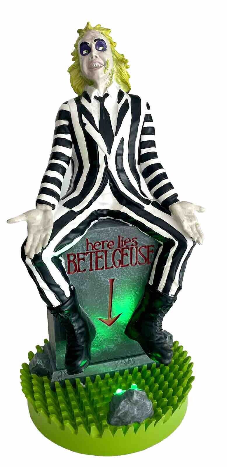 Licensed Beetlejuice Resin Light Up LED *Out Of Stock* Halloween Decoration New