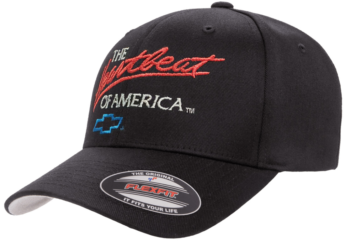 The Heartbeat of America Retro Chevy Vintage Style Flexfit Embroidered S/M Cap