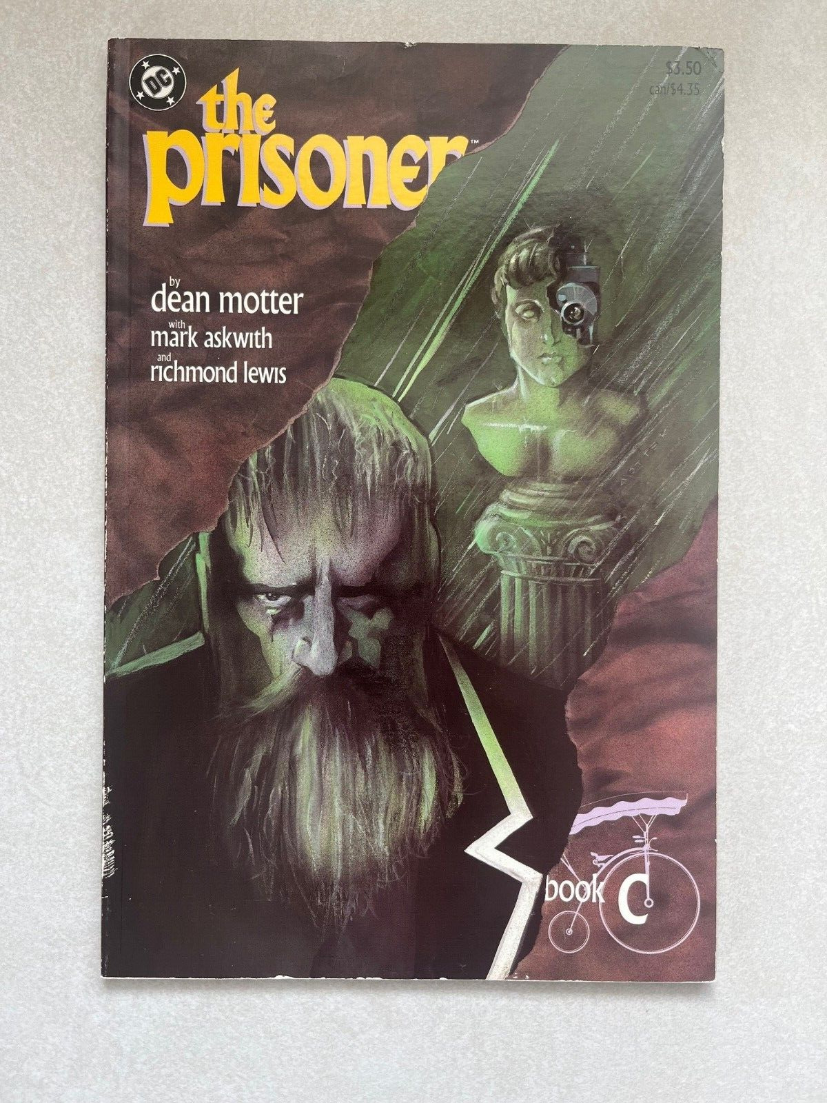 The Prisoner #3 Book C Motter & M Askwith DC Comics Graphic Novel TPB 1988 VF/NM
