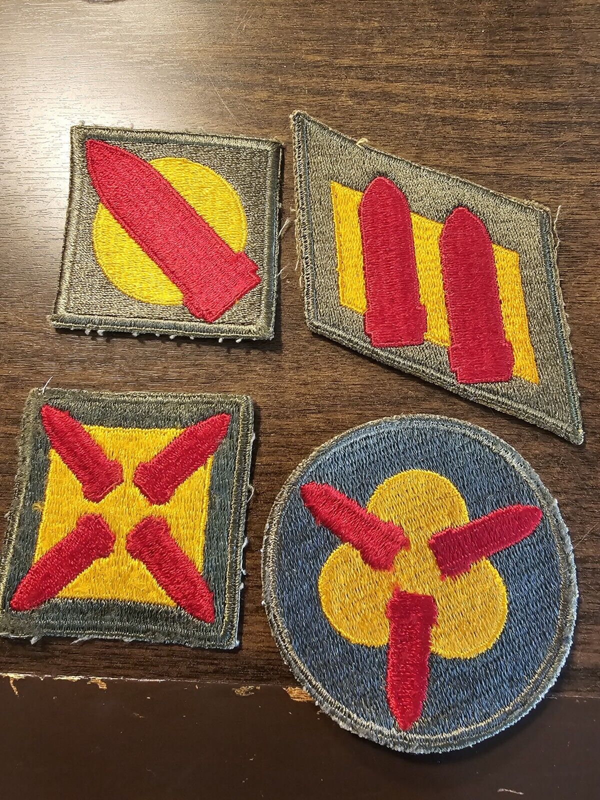 WWII 1960s US Army Vietnam Cold War Era Division Commamd Patch Lot L@@K 1A