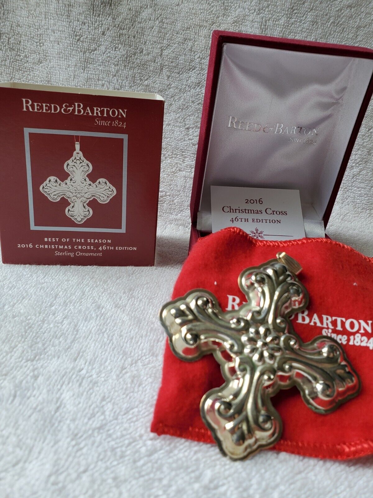 Reed & Barton Christmas Cross-Sterling 2016-46th Edition - Boxed 11219748